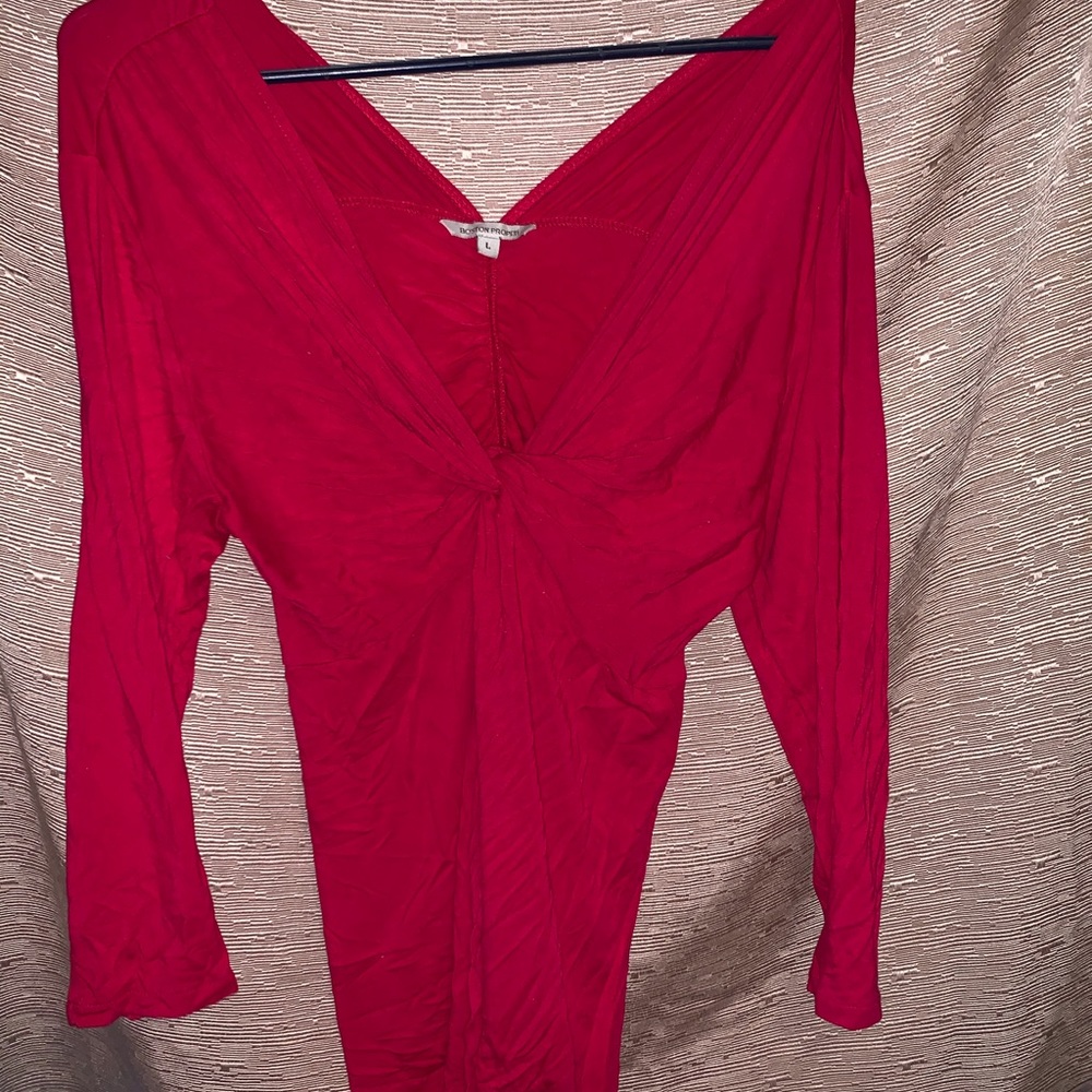 Hot pink half sleeve shirt